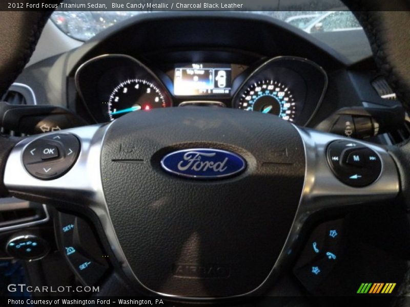 Controls of 2012 Focus Titanium Sedan