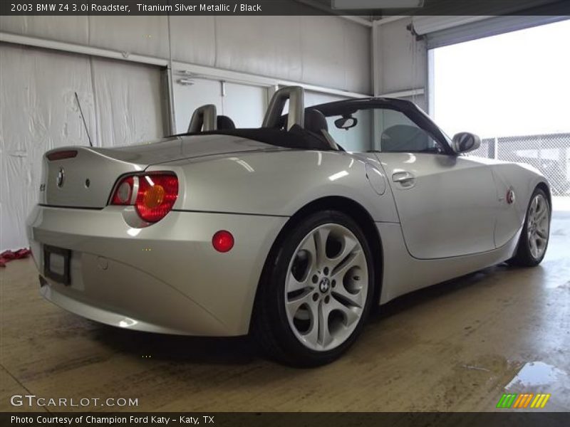 Titanium Silver Metallic / Black 2003 BMW Z4 3.0i Roadster