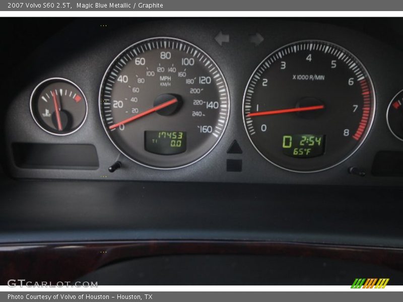 Magic Blue Metallic / Graphite 2007 Volvo S60 2.5T