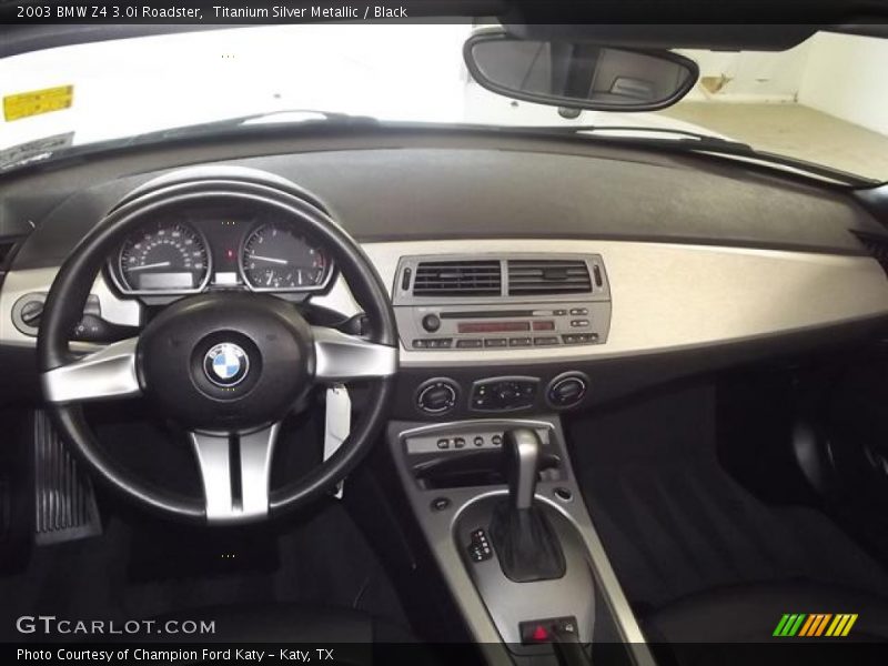 Titanium Silver Metallic / Black 2003 BMW Z4 3.0i Roadster