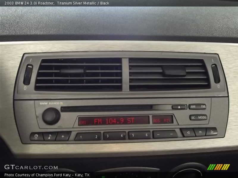 Titanium Silver Metallic / Black 2003 BMW Z4 3.0i Roadster