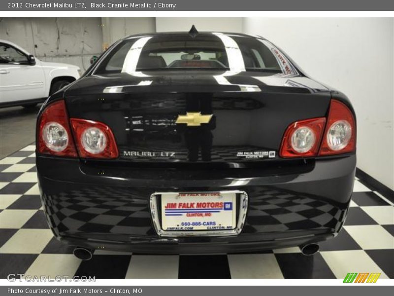 Black Granite Metallic / Ebony 2012 Chevrolet Malibu LTZ