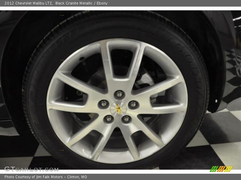 Black Granite Metallic / Ebony 2012 Chevrolet Malibu LTZ