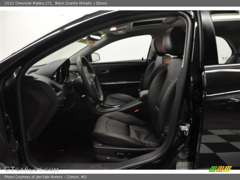 Black Granite Metallic / Ebony 2012 Chevrolet Malibu LTZ
