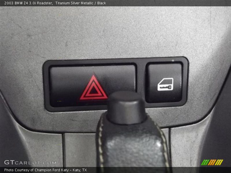 Titanium Silver Metallic / Black 2003 BMW Z4 3.0i Roadster