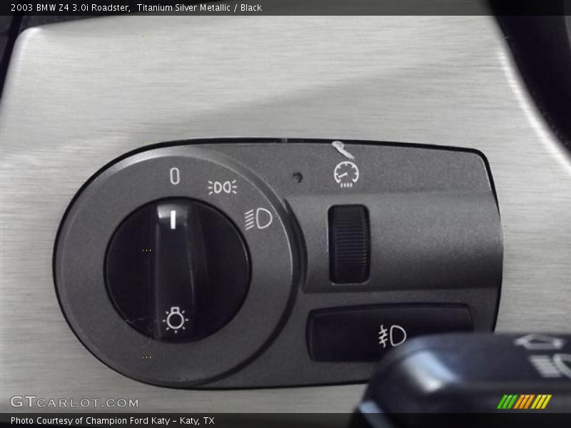 Titanium Silver Metallic / Black 2003 BMW Z4 3.0i Roadster