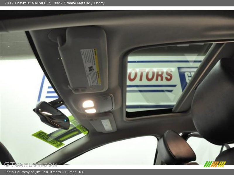 Black Granite Metallic / Ebony 2012 Chevrolet Malibu LTZ