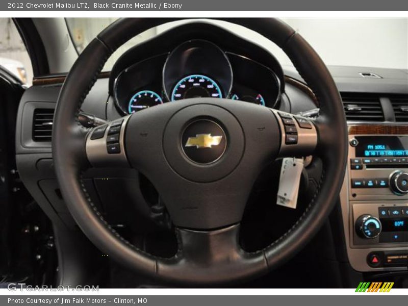 Black Granite Metallic / Ebony 2012 Chevrolet Malibu LTZ
