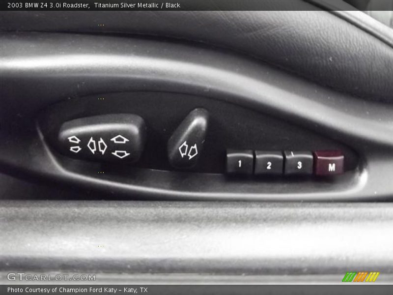 Titanium Silver Metallic / Black 2003 BMW Z4 3.0i Roadster