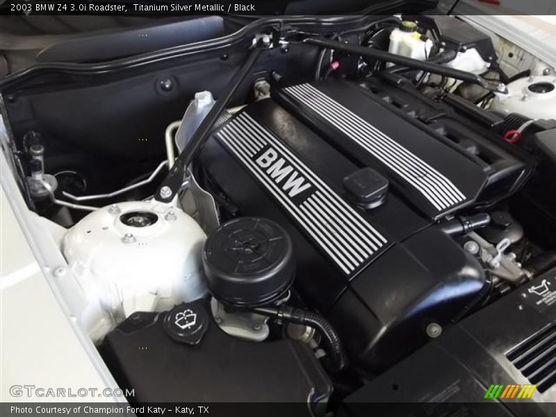 Titanium Silver Metallic / Black 2003 BMW Z4 3.0i Roadster