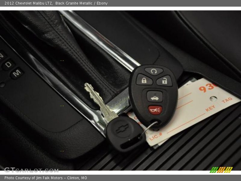 Black Granite Metallic / Ebony 2012 Chevrolet Malibu LTZ