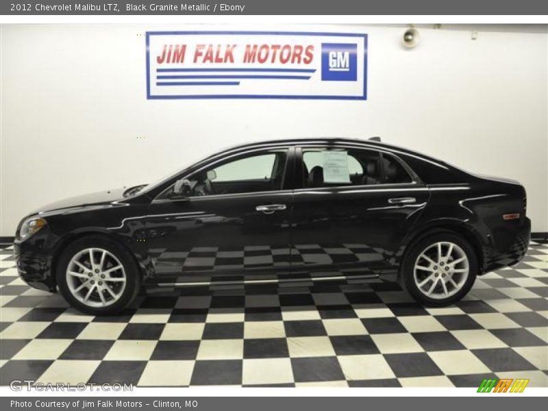 Black Granite Metallic / Ebony 2012 Chevrolet Malibu LTZ