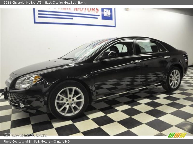 Black Granite Metallic / Ebony 2012 Chevrolet Malibu LTZ