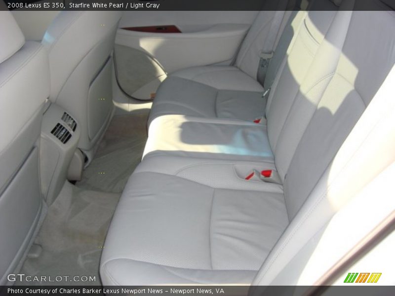 Starfire White Pearl / Light Gray 2008 Lexus ES 350