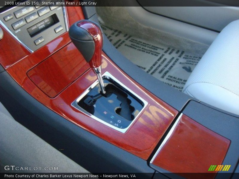 Starfire White Pearl / Light Gray 2008 Lexus ES 350