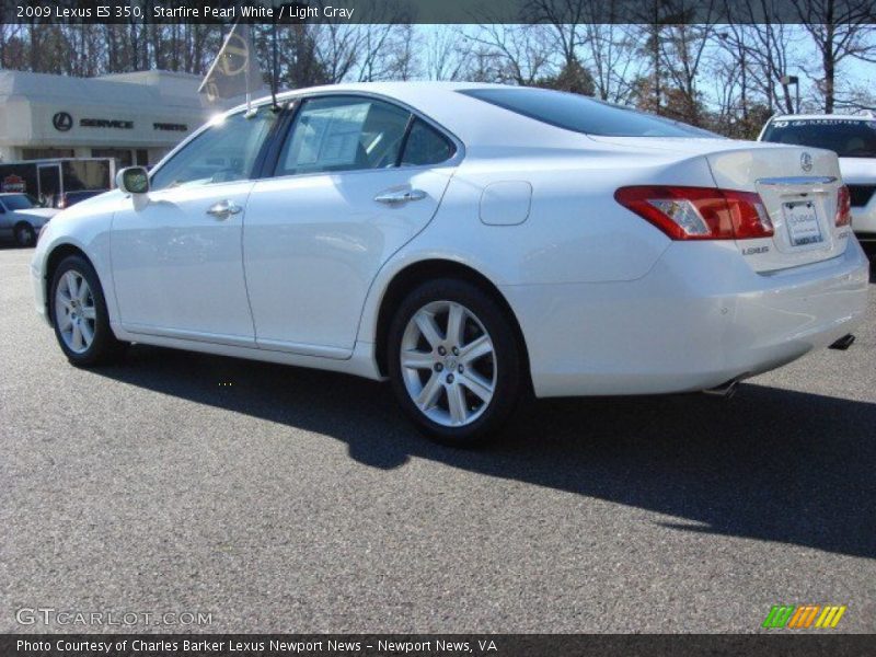 Starfire Pearl White / Light Gray 2009 Lexus ES 350