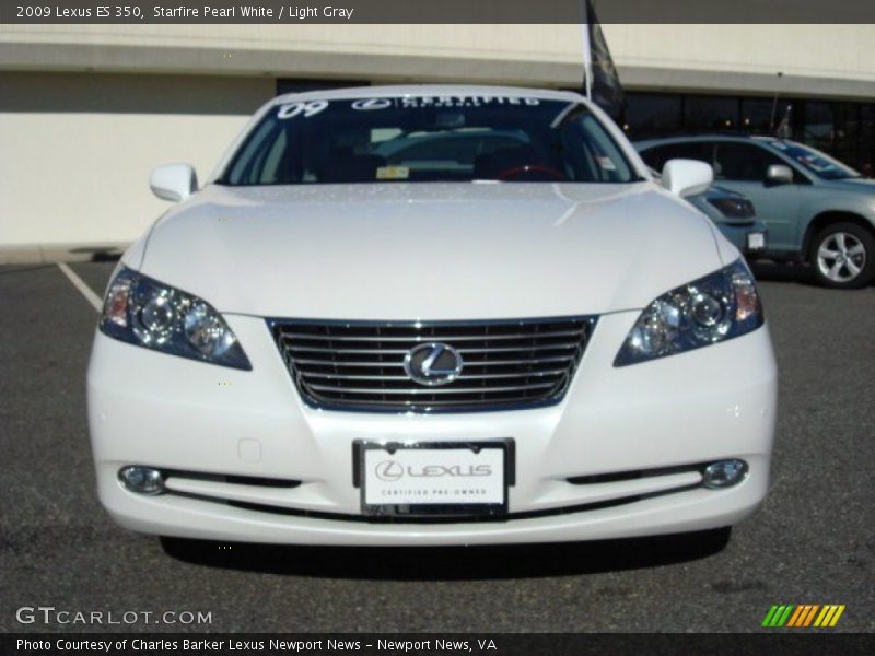 Starfire Pearl White / Light Gray 2009 Lexus ES 350