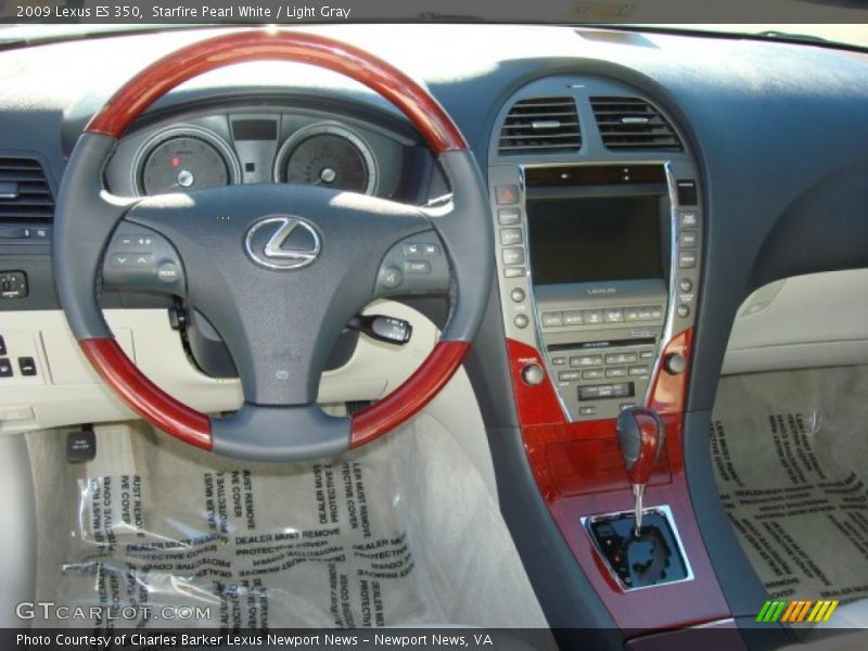 Starfire Pearl White / Light Gray 2009 Lexus ES 350