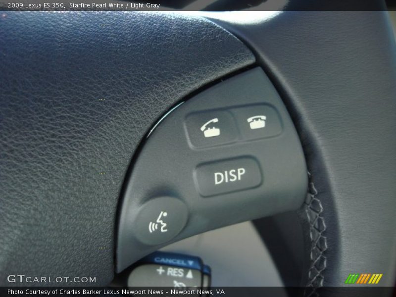 Starfire Pearl White / Light Gray 2009 Lexus ES 350