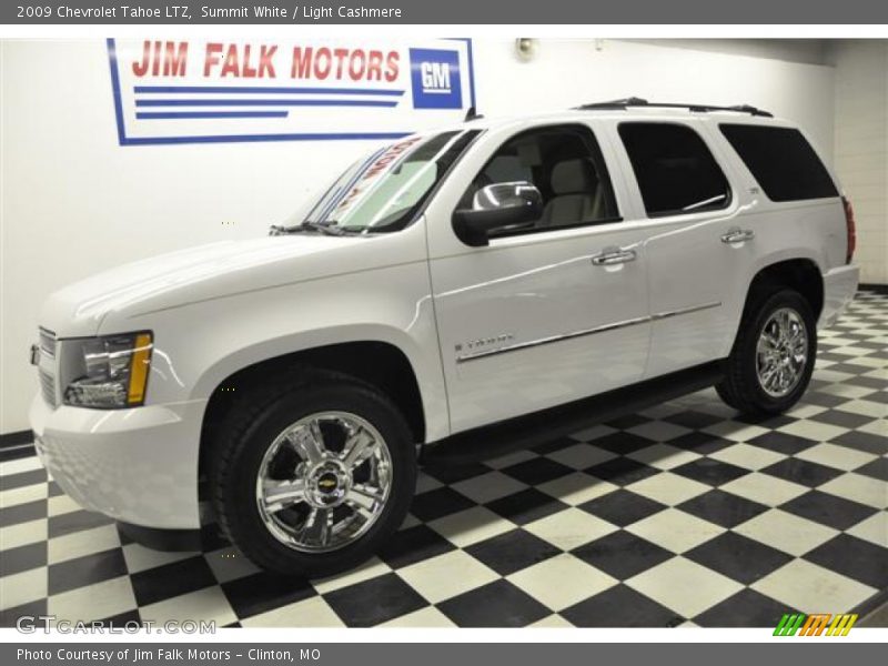 Summit White / Light Cashmere 2009 Chevrolet Tahoe LTZ