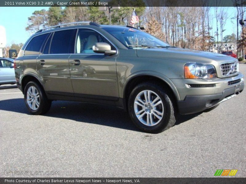 Caper Green Metallic / Beige 2011 Volvo XC90 3.2 AWD