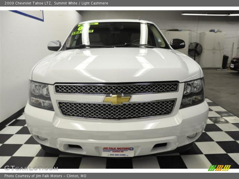 Summit White / Light Cashmere 2009 Chevrolet Tahoe LTZ