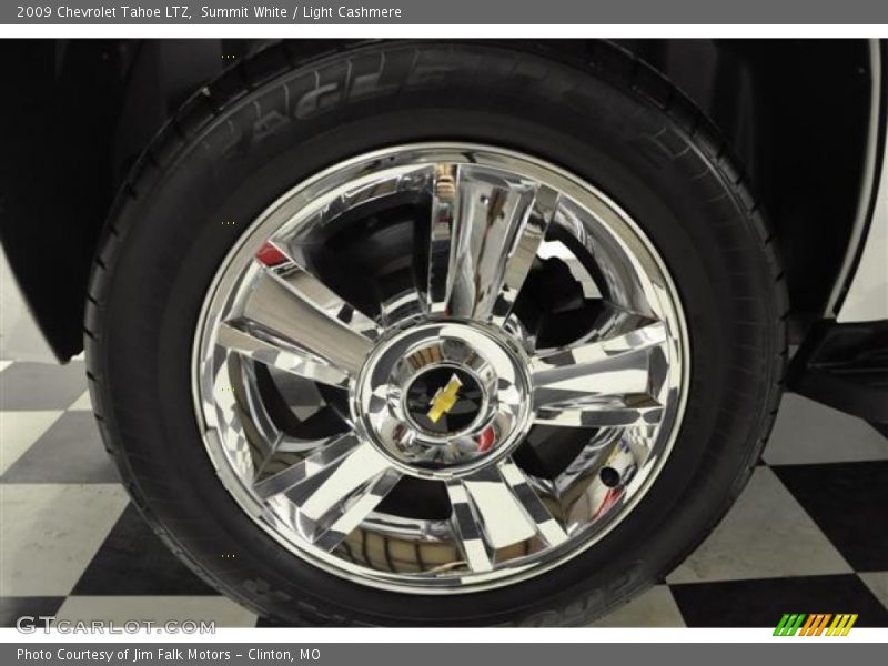 Summit White / Light Cashmere 2009 Chevrolet Tahoe LTZ