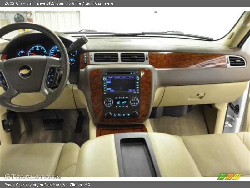 Summit White / Light Cashmere 2009 Chevrolet Tahoe LTZ