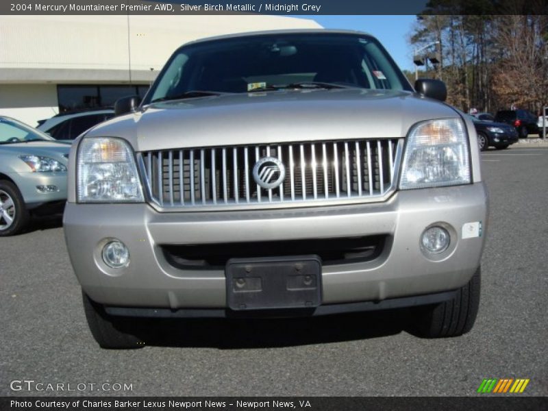 Silver Birch Metallic / Midnight Grey 2004 Mercury Mountaineer Premier AWD