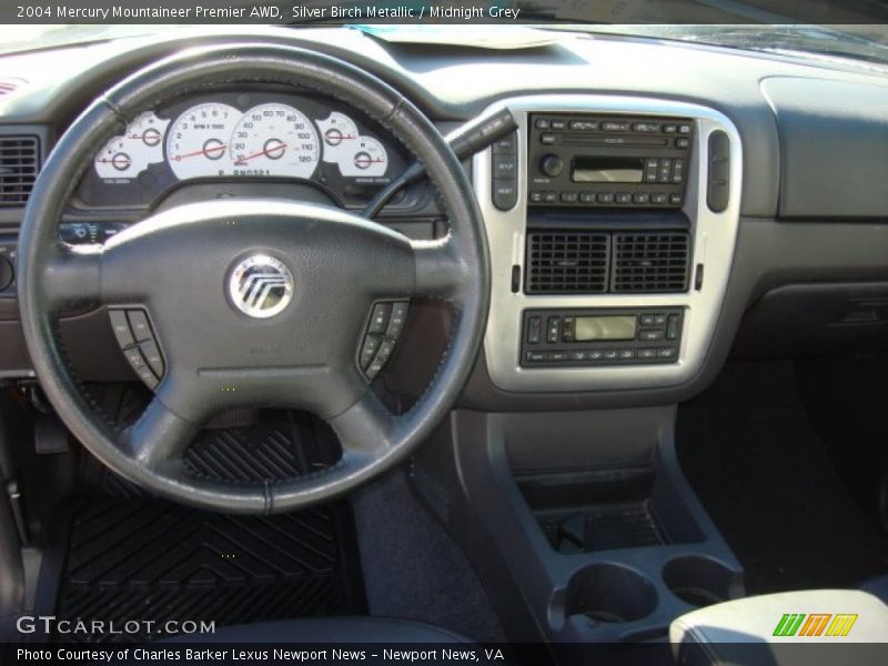 Silver Birch Metallic / Midnight Grey 2004 Mercury Mountaineer Premier AWD