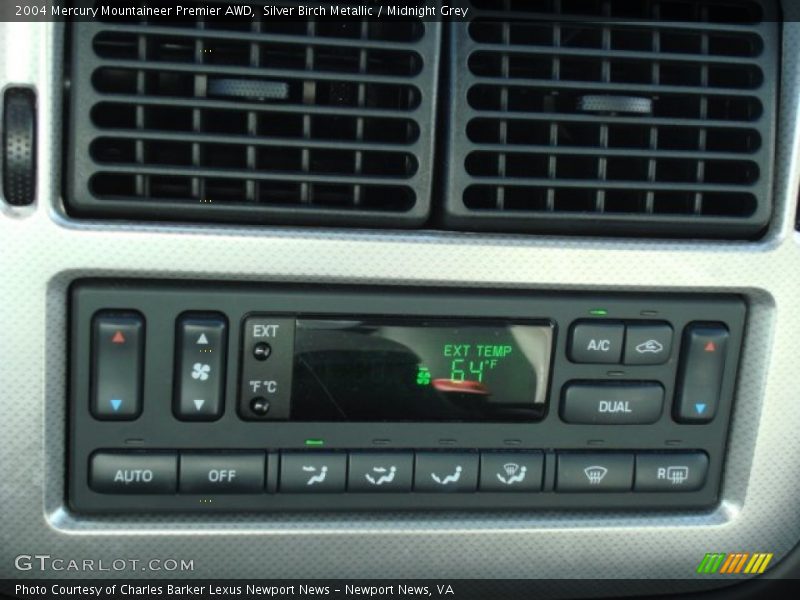 Silver Birch Metallic / Midnight Grey 2004 Mercury Mountaineer Premier AWD