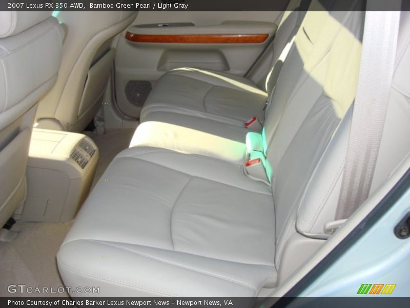 Bamboo Green Pearl / Light Gray 2007 Lexus RX 350 AWD