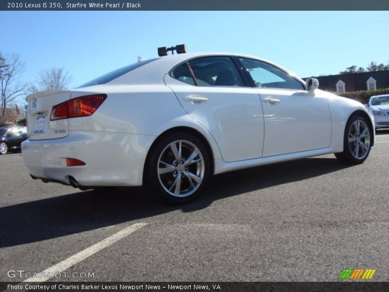 Starfire White Pearl / Black 2010 Lexus IS 350