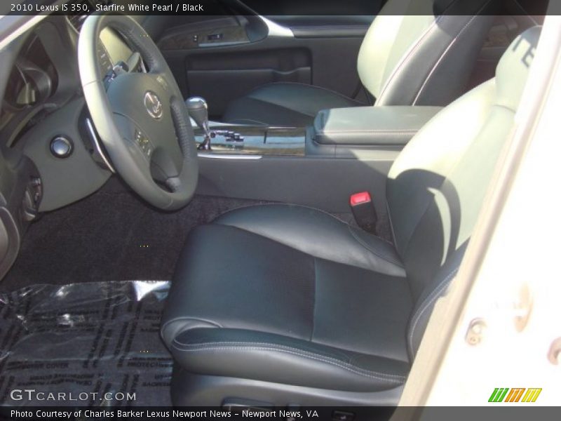 Starfire White Pearl / Black 2010 Lexus IS 350