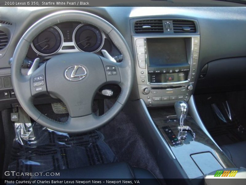 Starfire White Pearl / Black 2010 Lexus IS 350