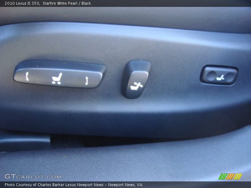 Starfire White Pearl / Black 2010 Lexus IS 350