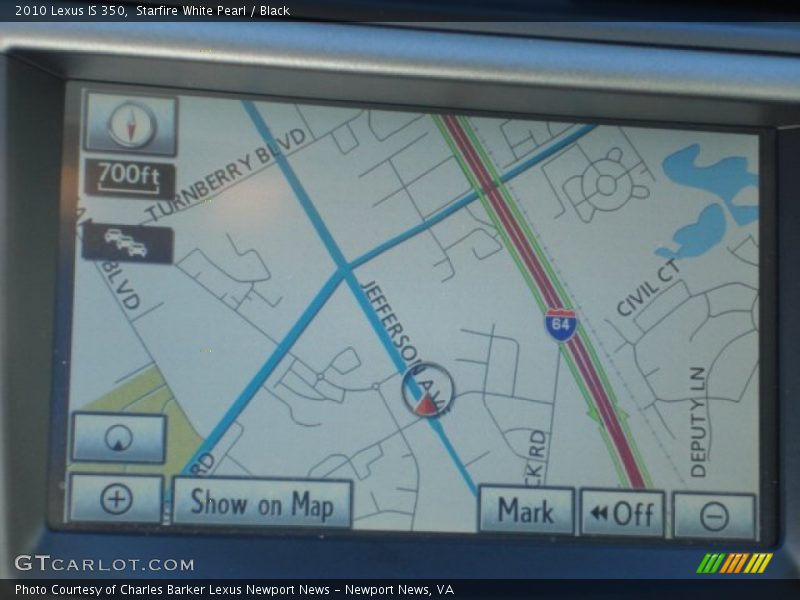 Starfire White Pearl / Black 2010 Lexus IS 350