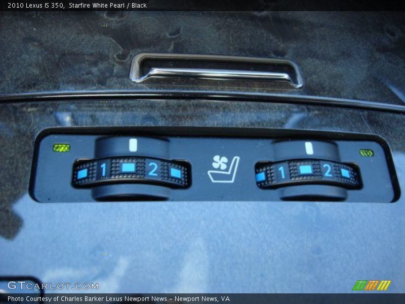 Starfire White Pearl / Black 2010 Lexus IS 350