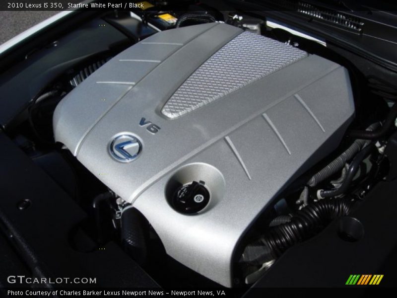 Starfire White Pearl / Black 2010 Lexus IS 350