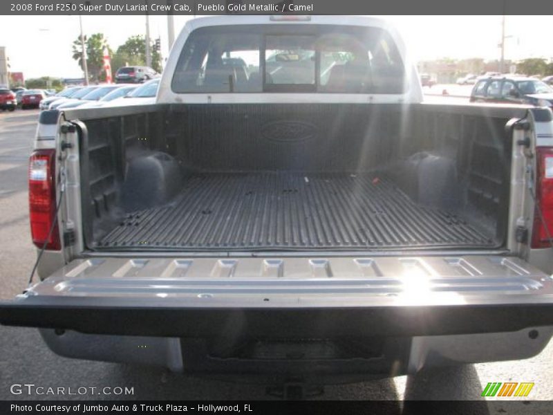 Pueblo Gold Metallic / Camel 2008 Ford F250 Super Duty Lariat Crew Cab