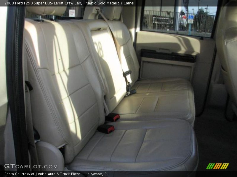 Pueblo Gold Metallic / Camel 2008 Ford F250 Super Duty Lariat Crew Cab