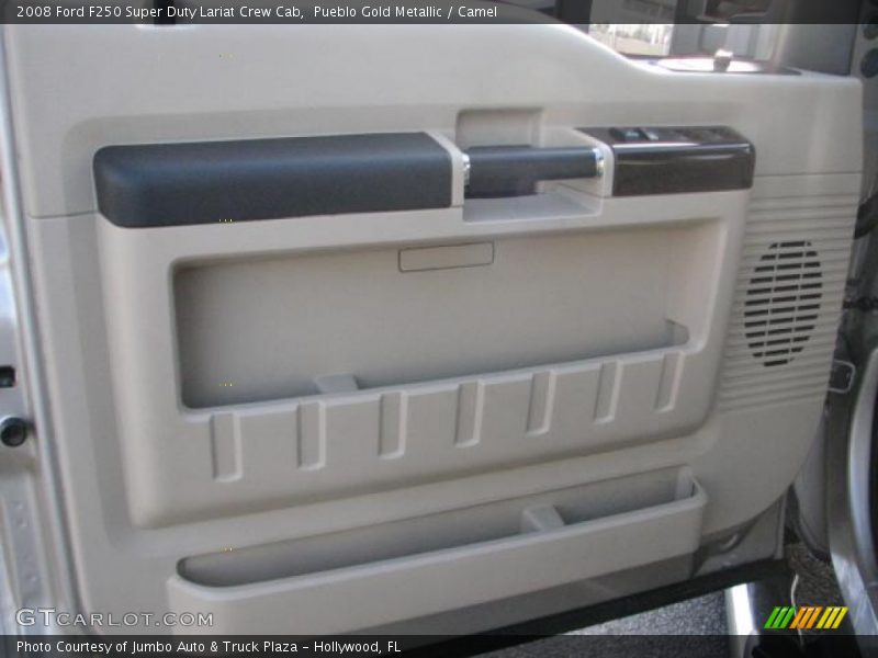 Pueblo Gold Metallic / Camel 2008 Ford F250 Super Duty Lariat Crew Cab