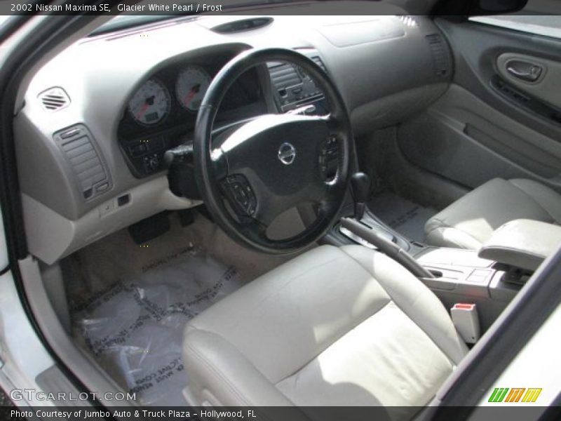 Glacier White Pearl / Frost 2002 Nissan Maxima SE