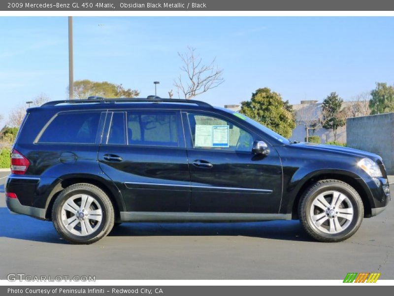 Obsidian Black Metallic / Black 2009 Mercedes-Benz GL 450 4Matic