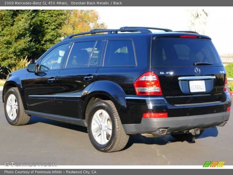 Obsidian Black Metallic / Black 2009 Mercedes-Benz GL 450 4Matic