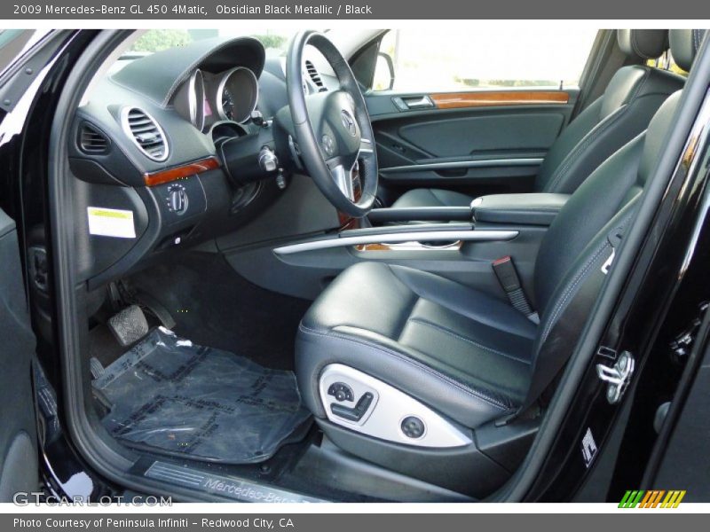 Obsidian Black Metallic / Black 2009 Mercedes-Benz GL 450 4Matic