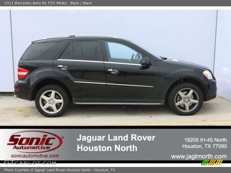 Black / Black 2011 Mercedes-Benz ML 550 4Matic