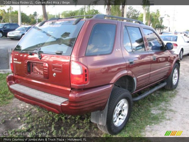 Currant Red Mica / Beige 2002 Isuzu Rodeo LS