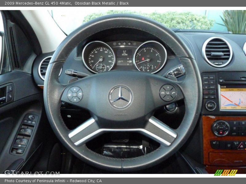 Obsidian Black Metallic / Black 2009 Mercedes-Benz GL 450 4Matic