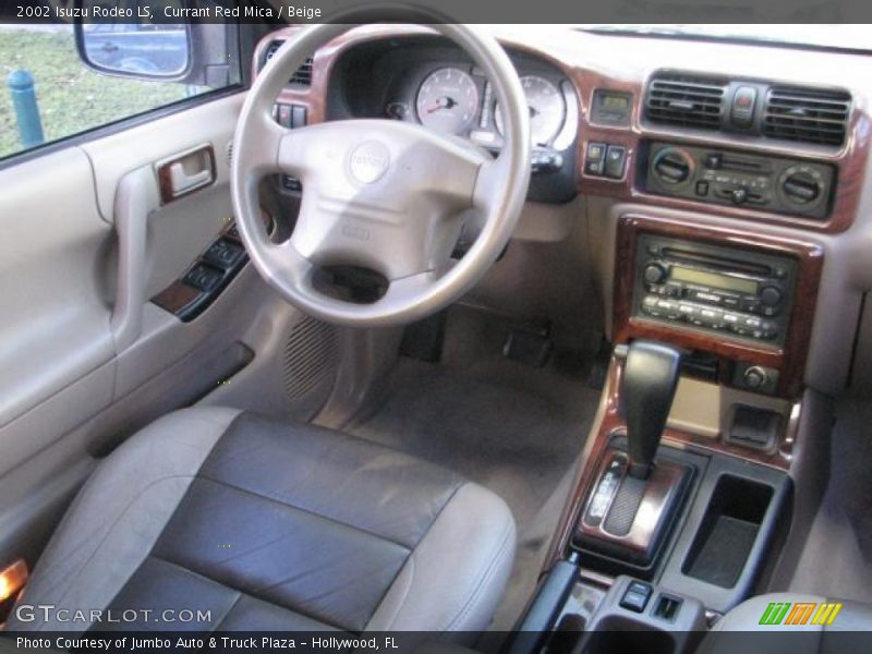 Currant Red Mica / Beige 2002 Isuzu Rodeo LS